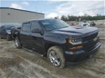 2018 Chevrolet Silverado C1500 Custom Black vin: 3GCPCPEC9JG218744