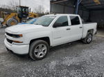 2018 Chevrolet Silverado C1500 Custom White vin: 3GCPCPEC9JG585871