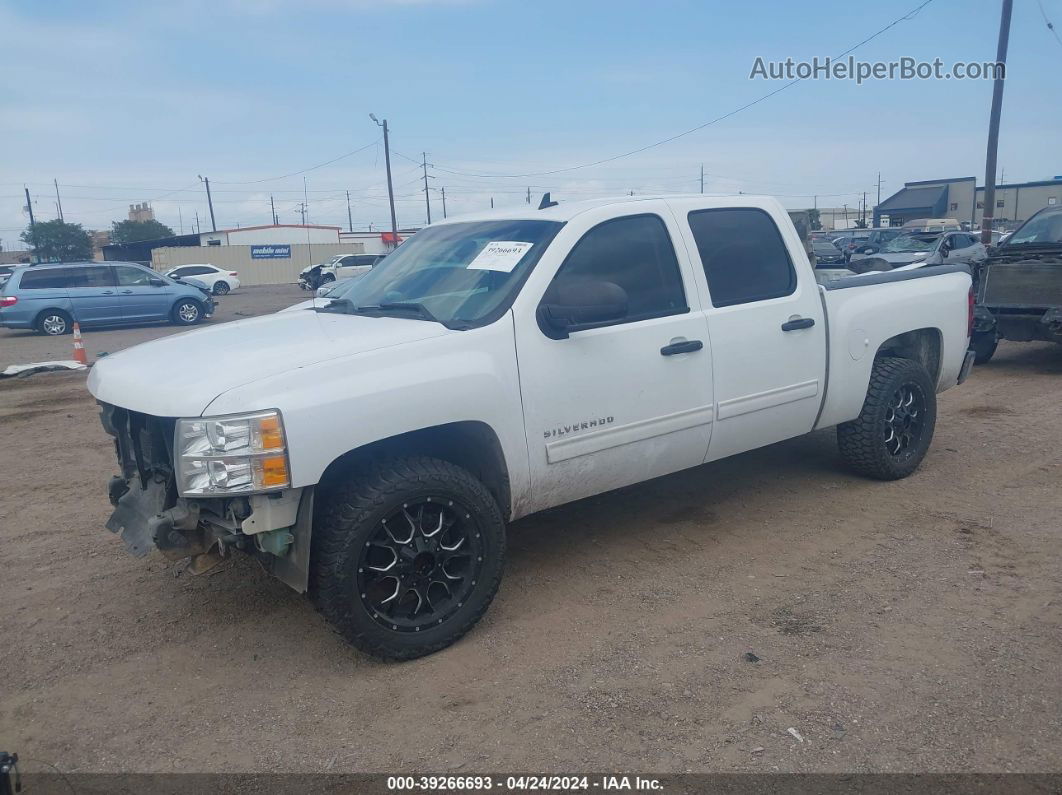 2013 Chevrolet Silverado 1500 Ls White vin: 3GCPCREA0DG300439