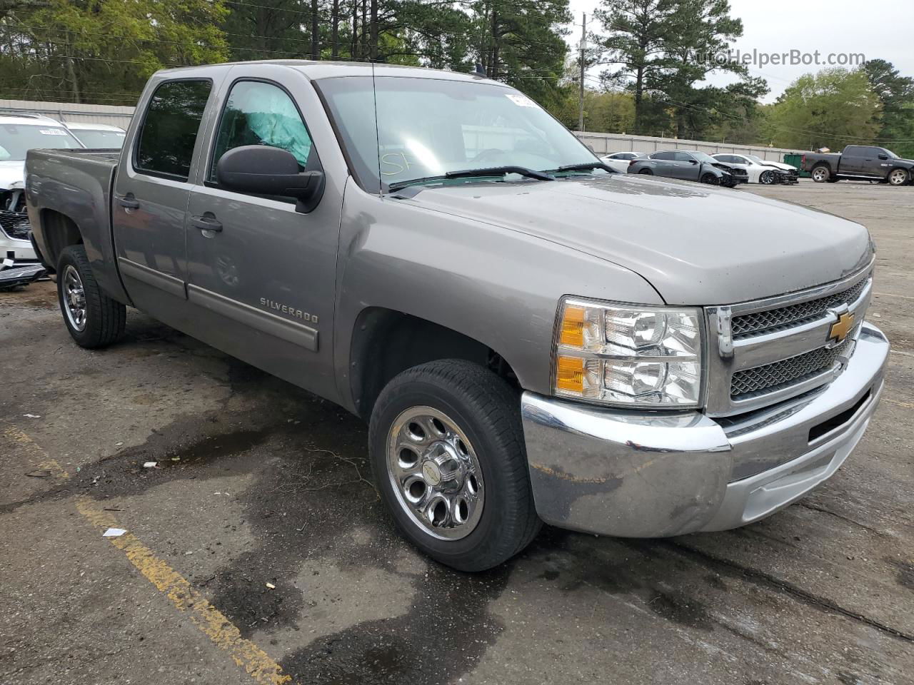 2012 Chevrolet Silverado C1500  Ls Gray vin: 3GCPCREA4CG215036