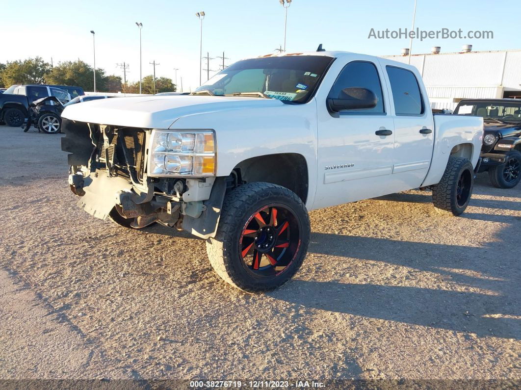 2013 Chevrolet Silverado 1500 Ls White vin: 3GCPCREA5DG232428