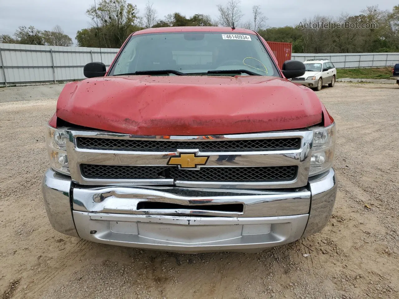 2012 Chevrolet Silverado C1500  Ls Red vin: 3GCPCREAXCG244766