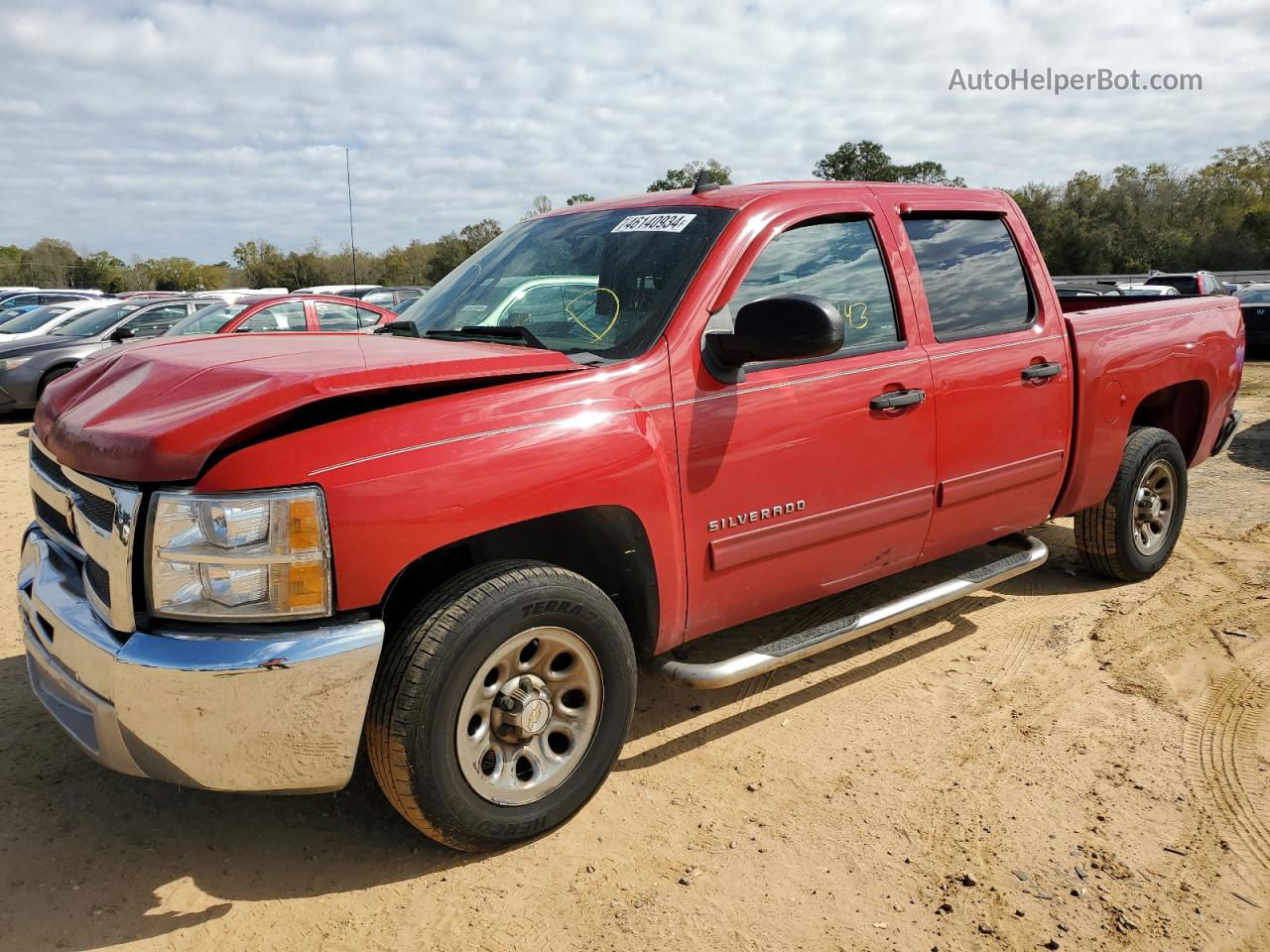 2012 Chevrolet Silverado C1500  Ls Красный vin: 3GCPCREAXCG244766