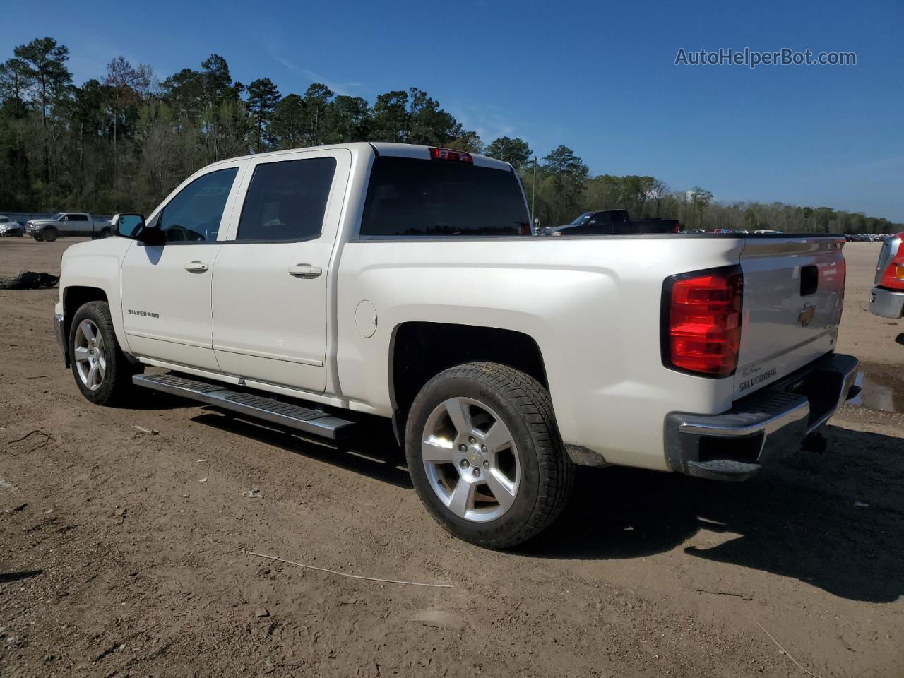 2015 Chevrolet Silverado C1500 Lt White vin: 3GCPCREC0FG386243