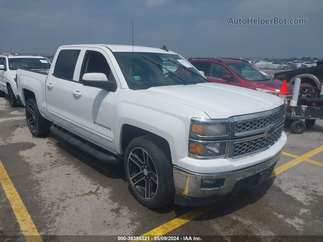 2015 Chevrolet Silverado 1500 1lt White vin: 3GCPCREC0FG535881