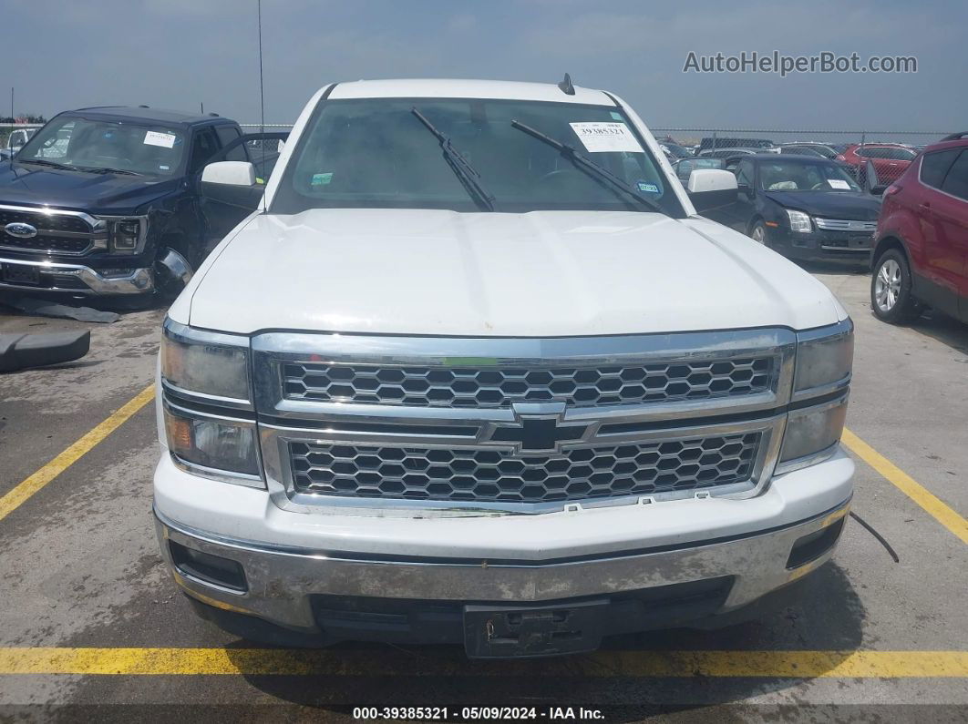 2015 Chevrolet Silverado 1500 1lt White vin: 3GCPCREC0FG535881