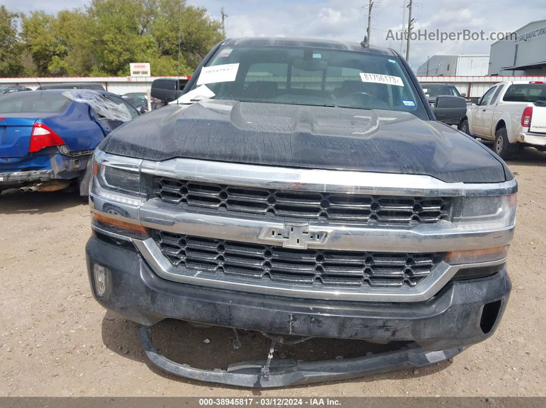 2016 Chevrolet Silverado 1500 1lt Black vin: 3GCPCREC0GG211038