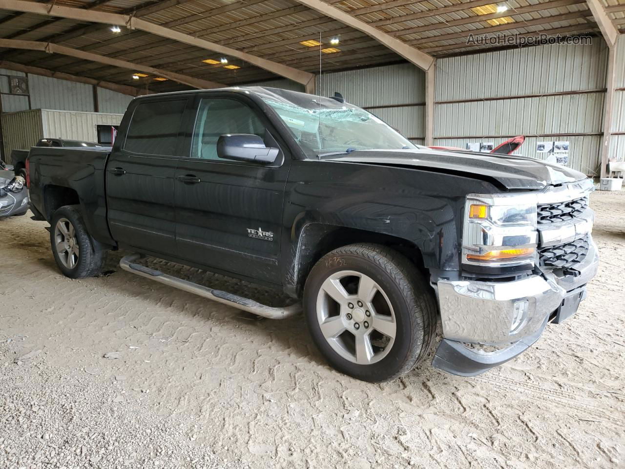 2016 Chevrolet Silverado C1500 Lt Black vin: 3GCPCREC0GG358203