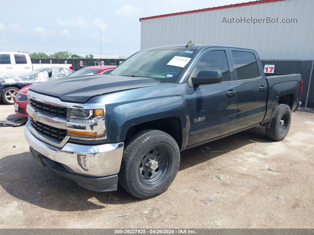 2018 Chevrolet Silverado 1500 1lt Gray vin: 3GCPCREC0JG462875