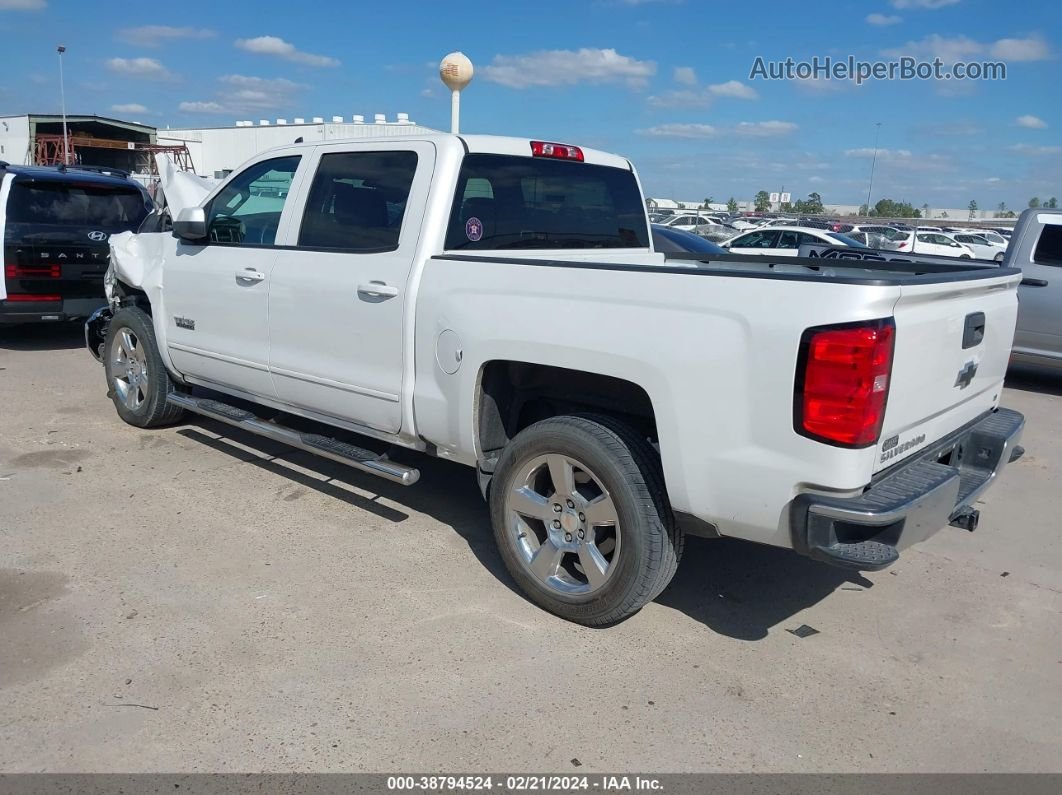 2018 Chevrolet Silverado 1500 1lt White vin: 3GCPCREC0JG561776