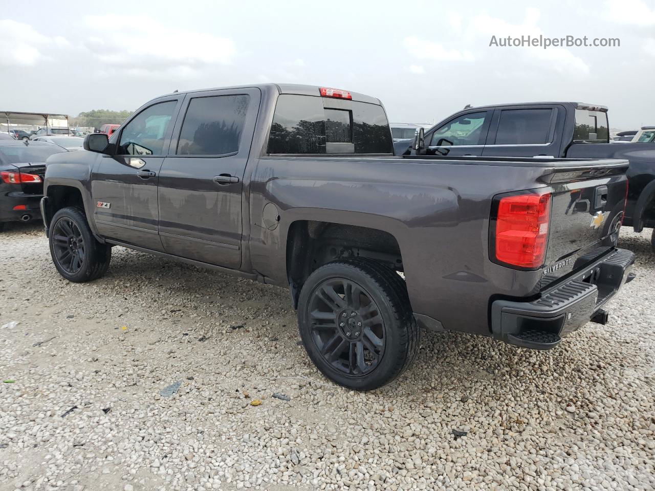 2016 Chevrolet Silverado C1500 Lt Black vin: 3GCPCREC1GG169902