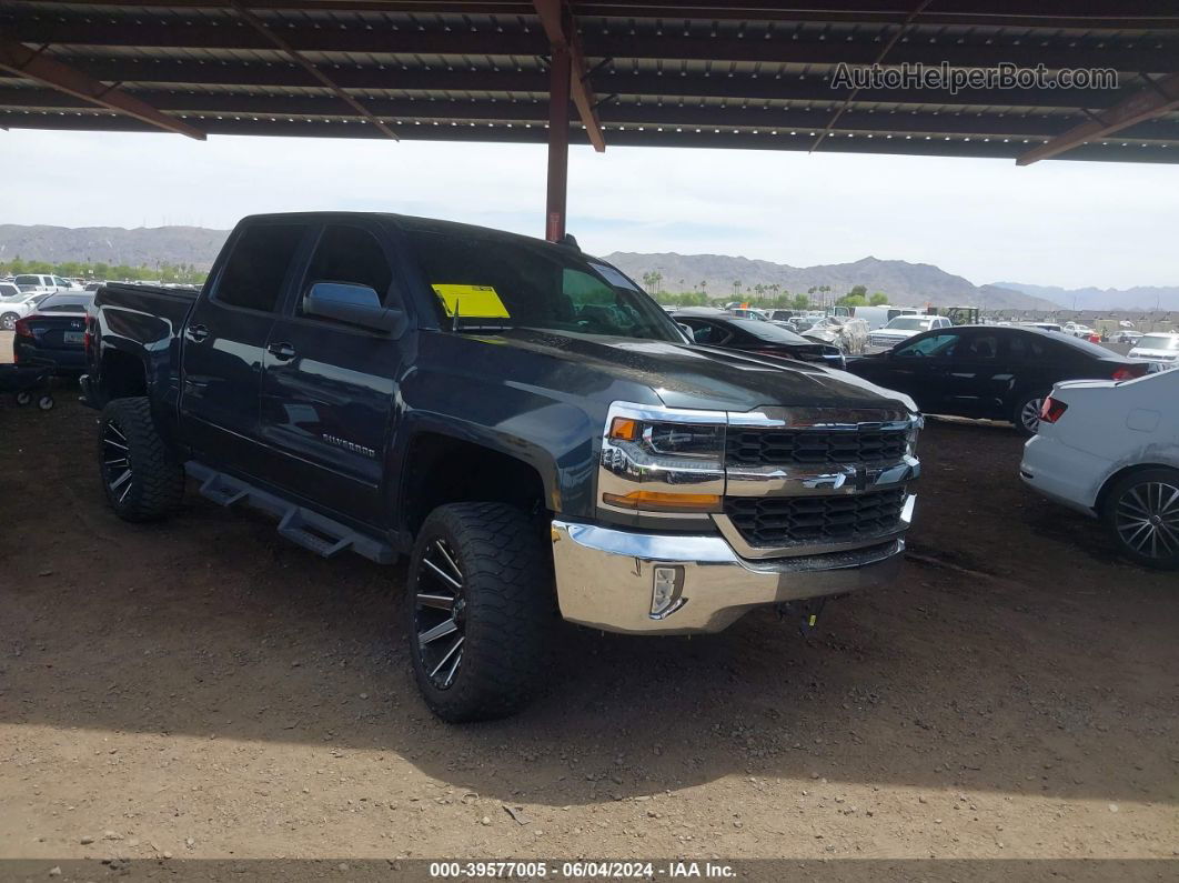 2018 Chevrolet Silverado 1500 1lt Blue vin: 3GCPCREC1JG236585