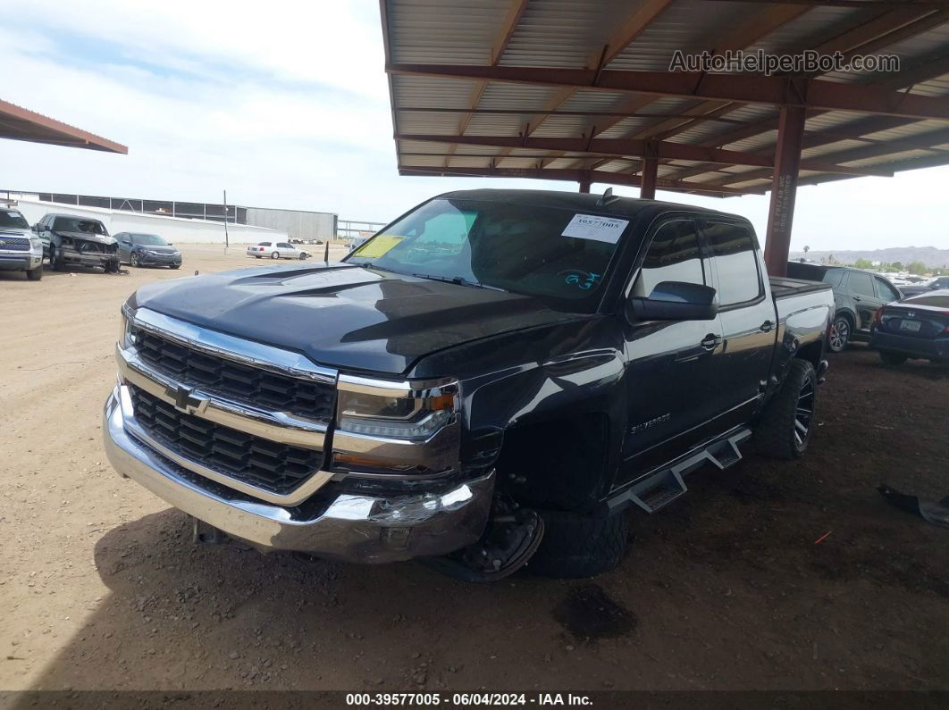 2018 Chevrolet Silverado 1500 1lt Blue vin: 3GCPCREC1JG236585