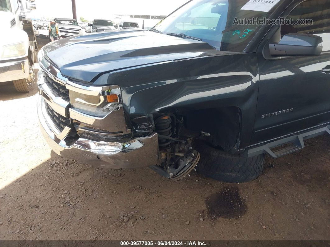 2018 Chevrolet Silverado 1500 1lt Blue vin: 3GCPCREC1JG236585