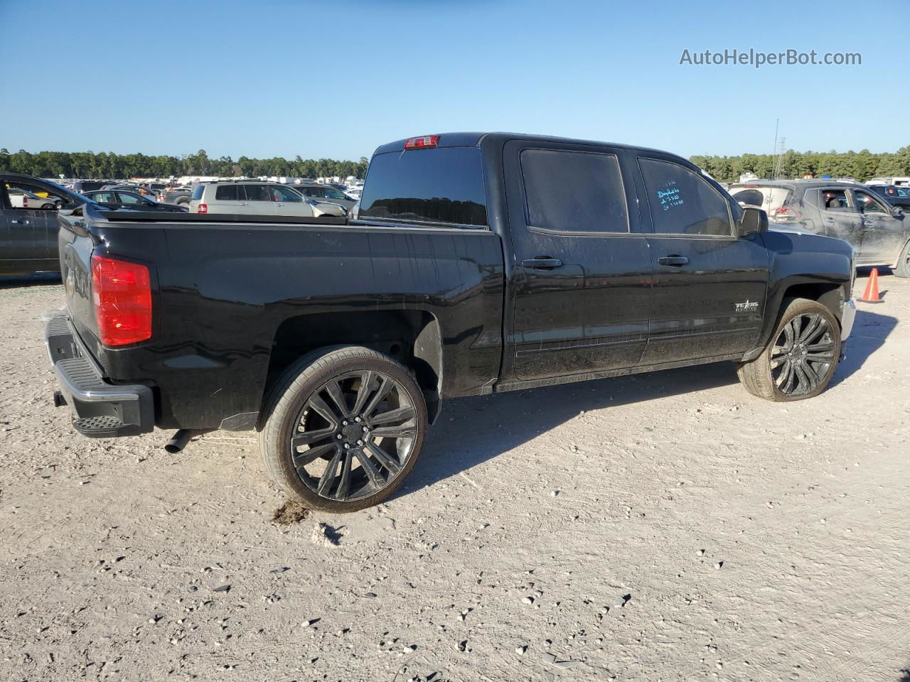 2018 Chevrolet Silverado C1500 Lt Black vin: 3GCPCREC1JG628966