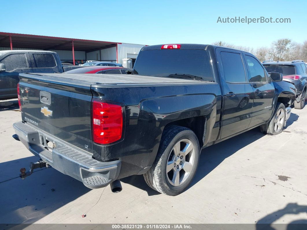 2015 Chevrolet Silverado 1500 1lt Black vin: 3GCPCREC2FG369671