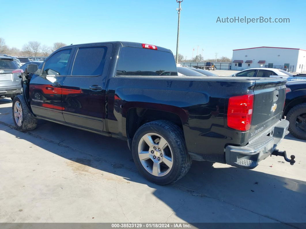 2015 Chevrolet Silverado 1500 1lt Black vin: 3GCPCREC2FG369671