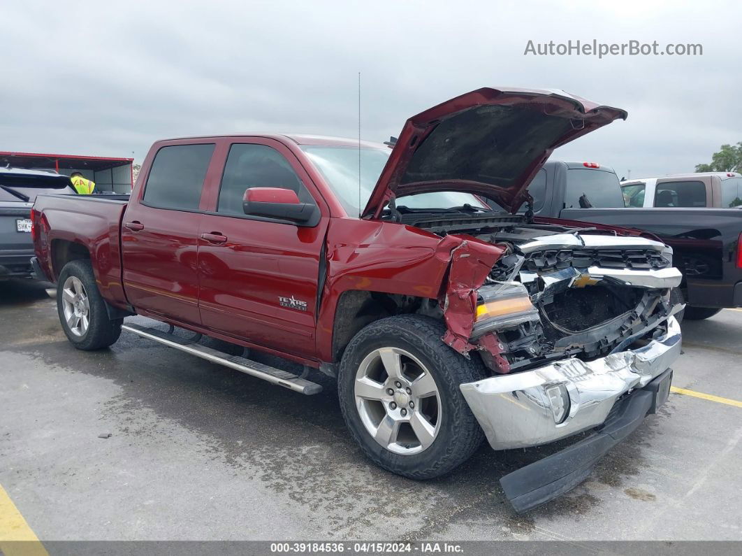 2016 Chevrolet Silverado 1500 1lt Red vin: 3GCPCREC2GG197532