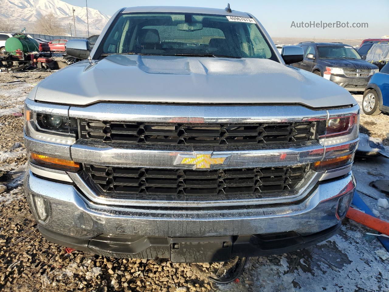 2016 Chevrolet Silverado C1500 Lt Silver vin: 3GCPCREC2GG295864