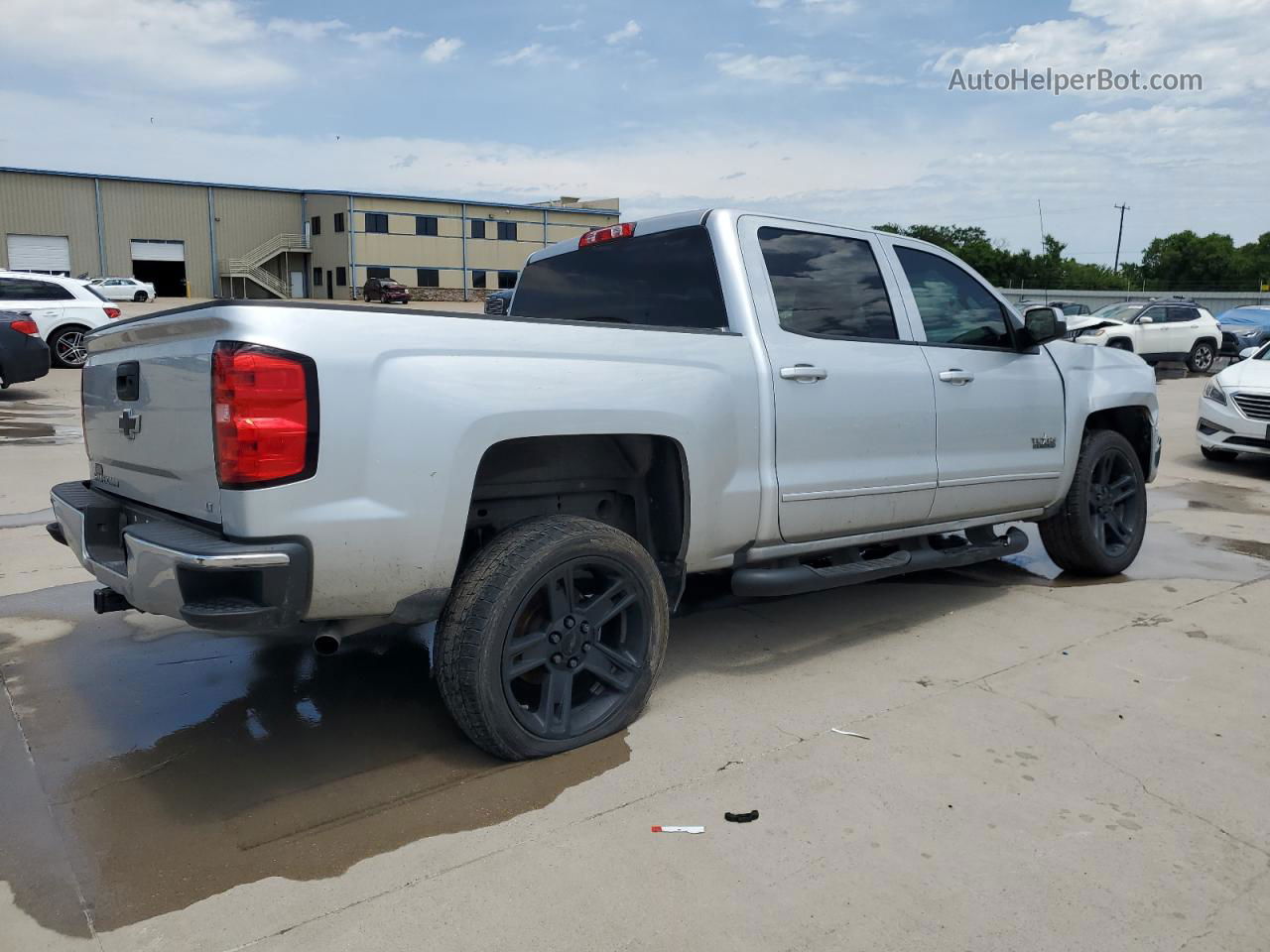 2018 Chevrolet Silverado C1500 Lt Серебряный vin: 3GCPCREC2JG615563