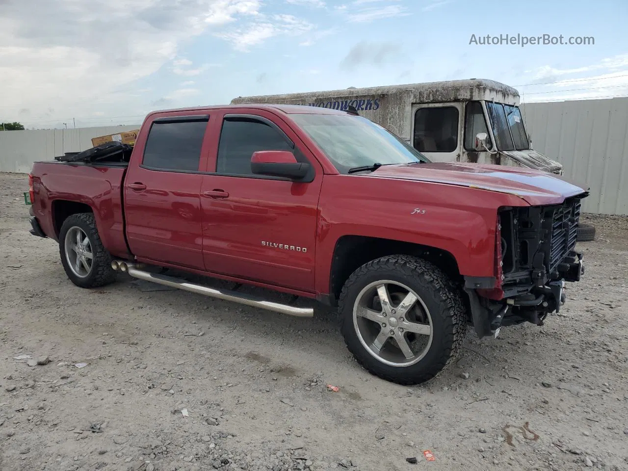 2018 Chevrolet Silverado C1500 Lt Red vin: 3GCPCREC2JG634839