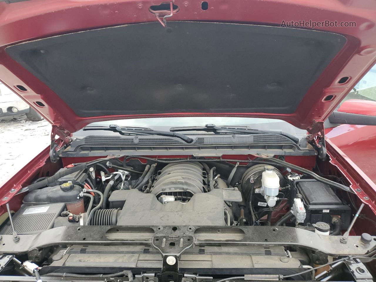 2018 Chevrolet Silverado C1500 Lt Red vin: 3GCPCREC2JG634839