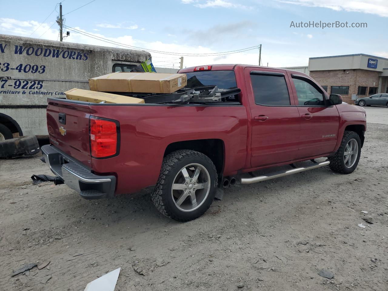 2018 Chevrolet Silverado C1500 Lt Красный vin: 3GCPCREC2JG634839