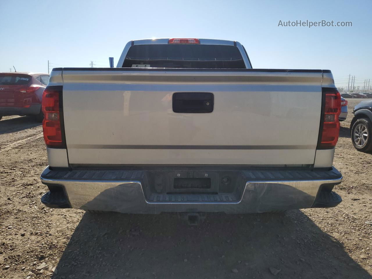 2015 Chevrolet Silverado C1500 Lt Silver vin: 3GCPCREC3FG514569