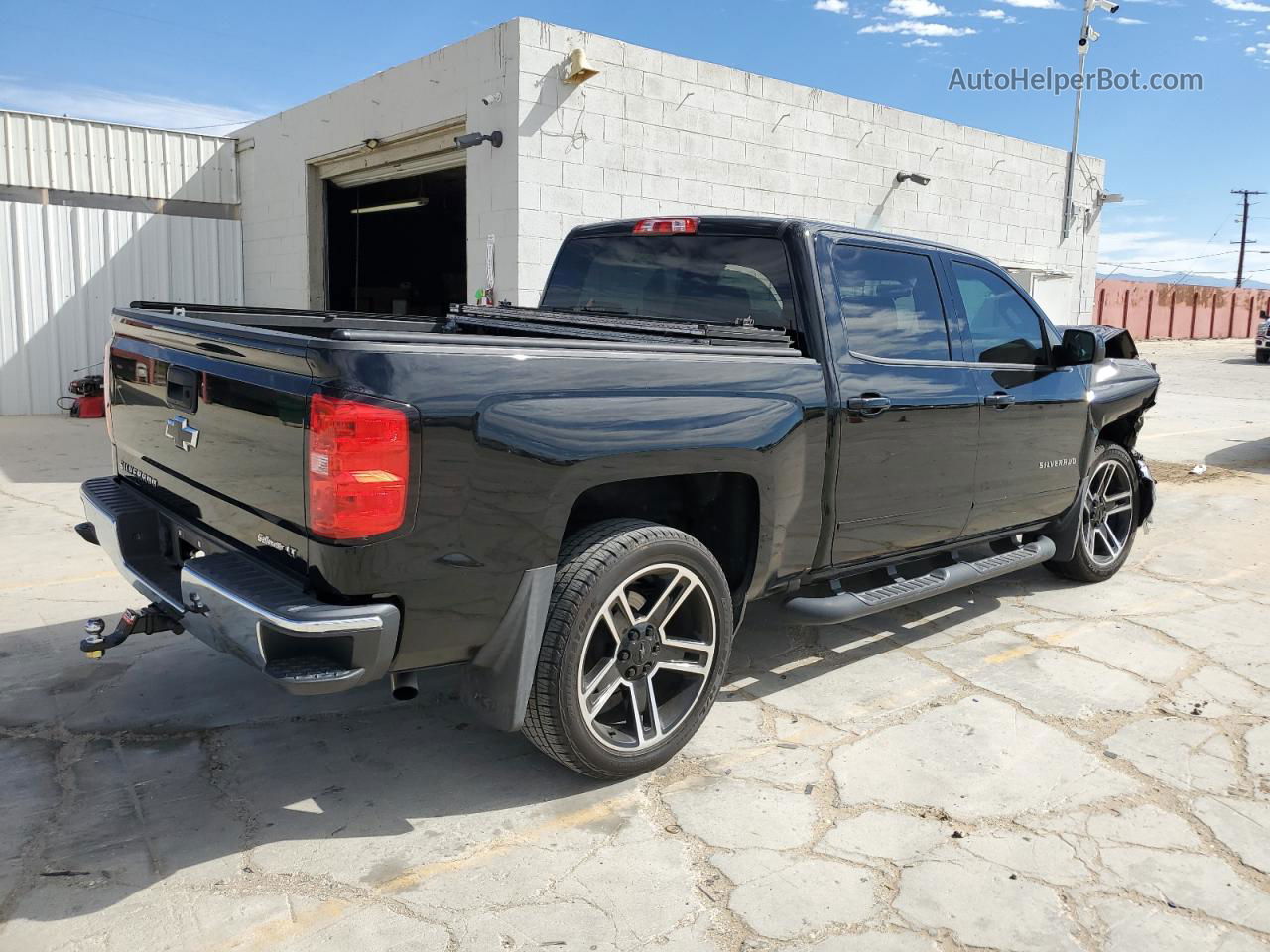 2018 Chevrolet Silverado C1500 Lt Black vin: 3GCPCREC3JG204933