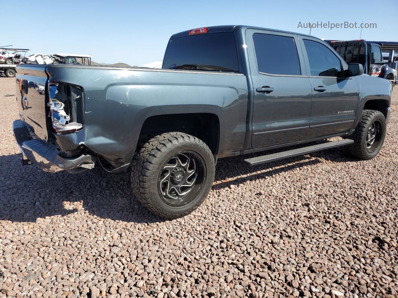 2018 Chevrolet Silverado C1500 Lt Серый vin: 3GCPCREC3JG209226