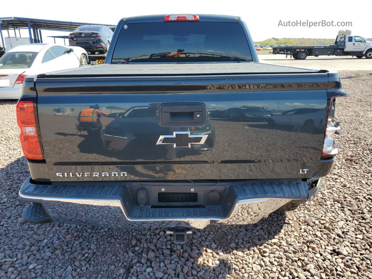 2018 Chevrolet Silverado C1500 Lt Gray vin: 3GCPCREC3JG209226