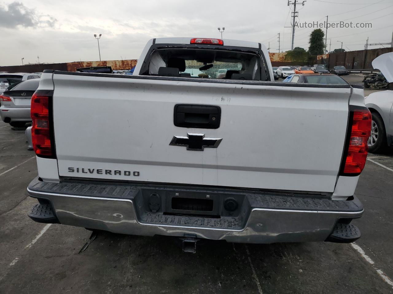 2015 Chevrolet Silverado C1500 Lt Белый vin: 3GCPCREC4FG430549