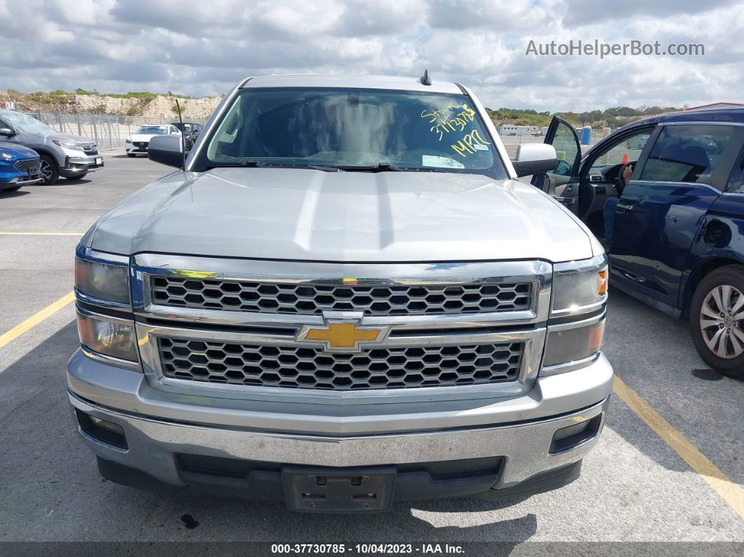 2015 Chevrolet Silverado 1500 Lt Silver vin: 3GCPCREC4FG504469