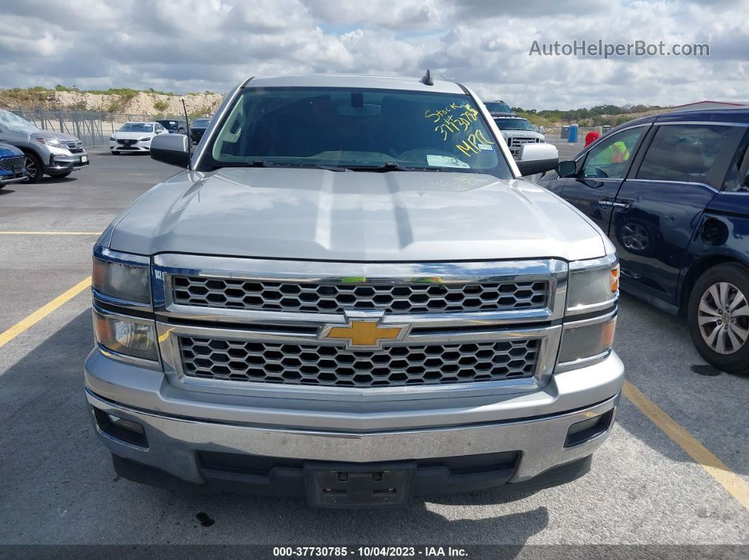 2015 Chevrolet Silverado 1500 Lt Silver vin: 3GCPCREC4FG504469