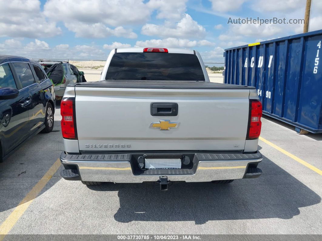 2015 Chevrolet Silverado 1500 Lt Silver vin: 3GCPCREC4FG504469