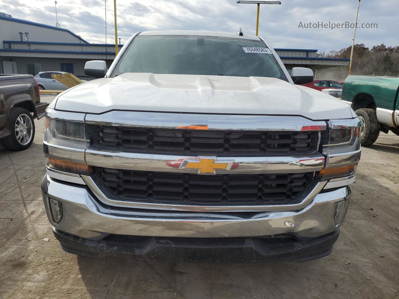 2016 Chevrolet Silverado C1500 Lt White vin: 3GCPCREC4GG340626