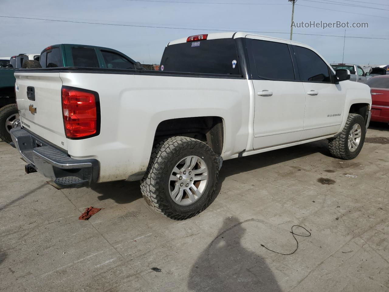 2016 Chevrolet Silverado C1500 Lt Белый vin: 3GCPCREC4GG340626