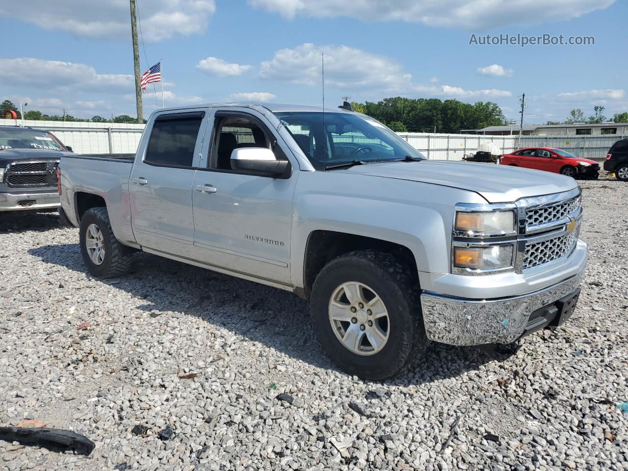 2015 Chevrolet Silverado C1500 Lt Серебряный vin: 3GCPCREC5FG107899