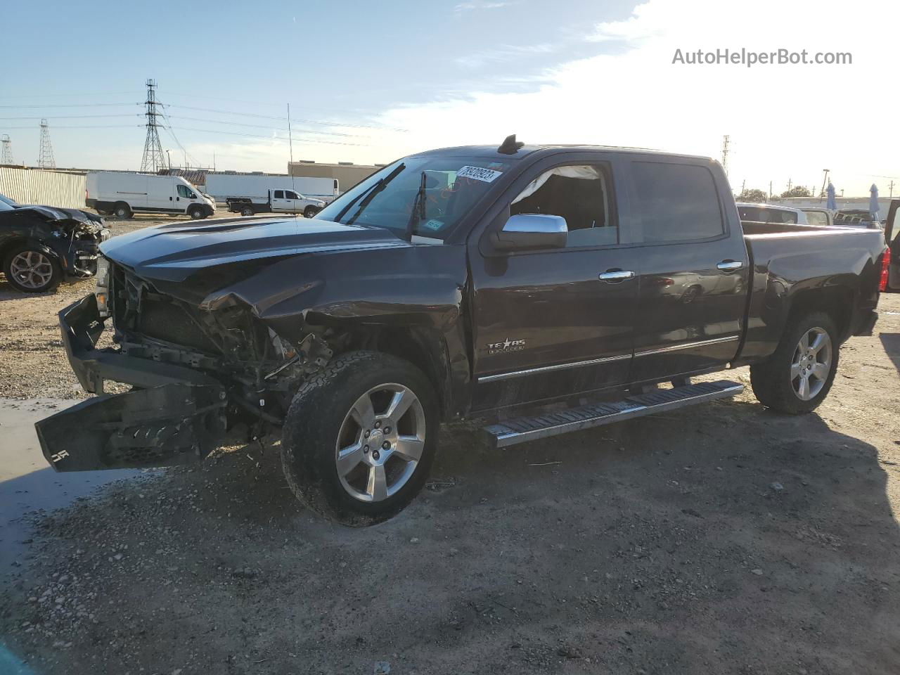 2016 Chevrolet Silverado C1500 Lt Серый vin: 3GCPCREC6GG205888