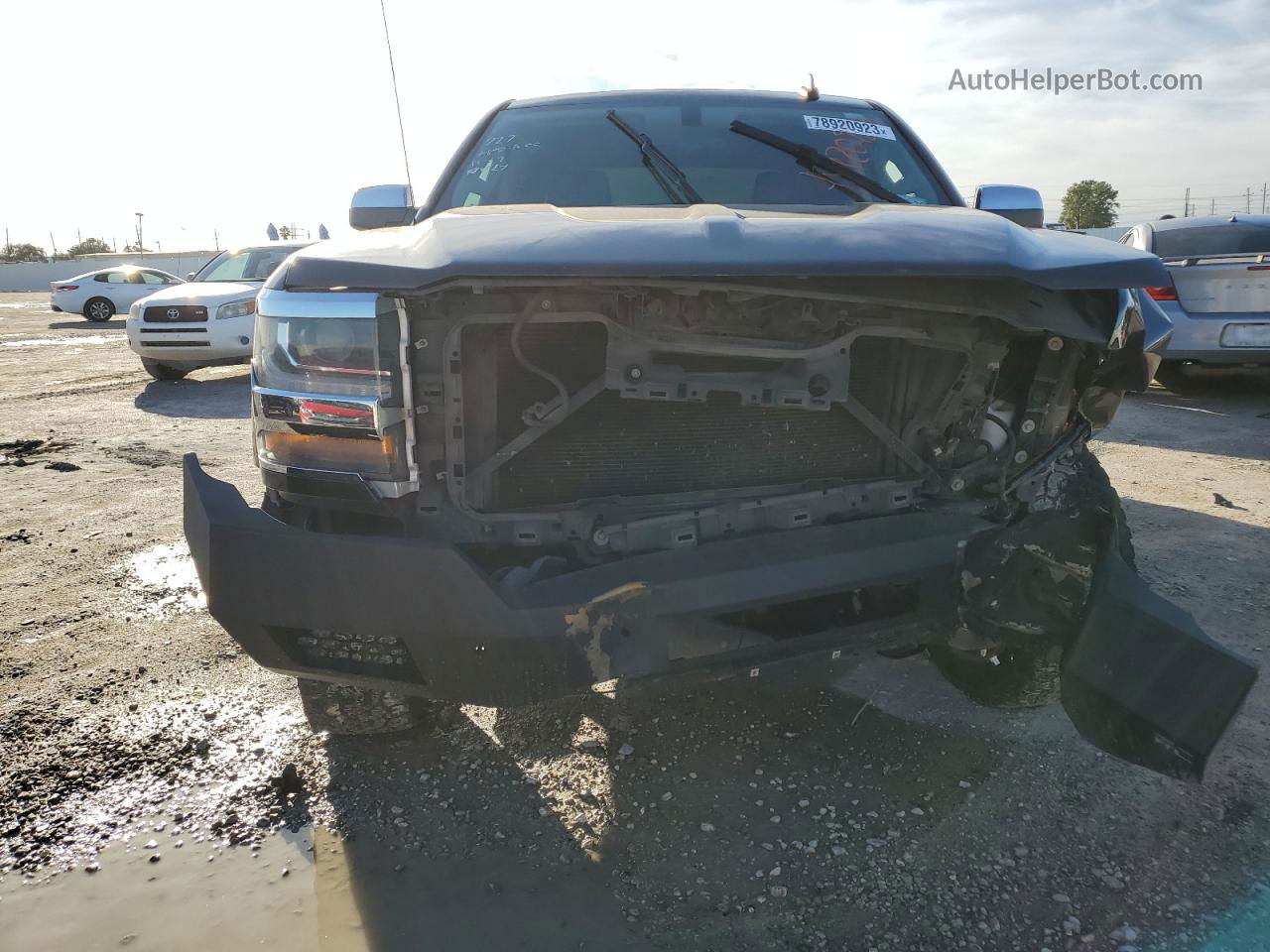 2016 Chevrolet Silverado C1500 Lt Gray vin: 3GCPCREC6GG205888