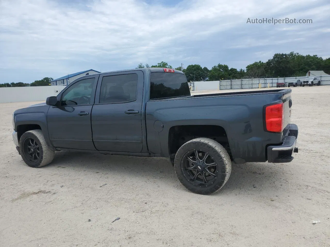 2018 Chevrolet Silverado C1500 Lt Gray vin: 3GCPCREC6JG175637