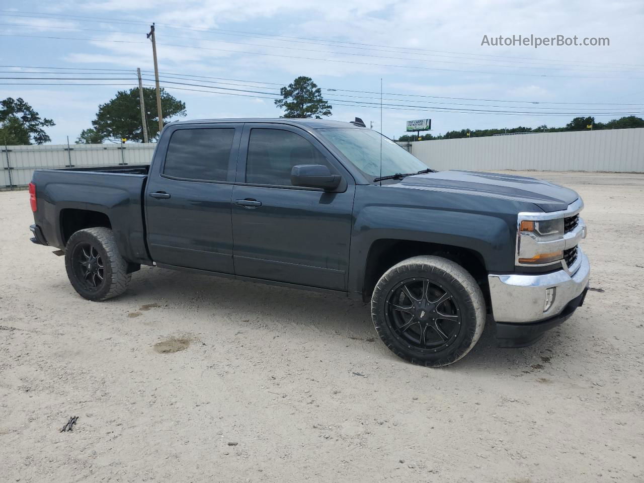 2018 Chevrolet Silverado C1500 Lt Серый vin: 3GCPCREC6JG175637