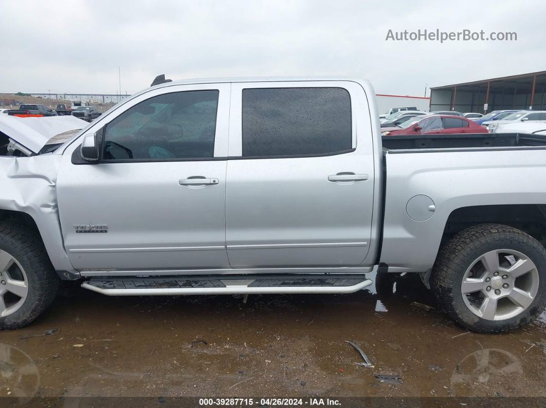 2018 Chevrolet Silverado 1500 1lt Silver vin: 3GCPCREC6JG579084