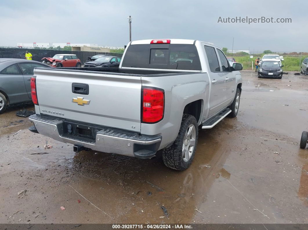 2018 Chevrolet Silverado 1500 1lt Silver vin: 3GCPCREC6JG579084