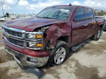 2015 Chevrolet Silverado C1500 Lt Burgundy vin: 3GCPCREC7FG317498