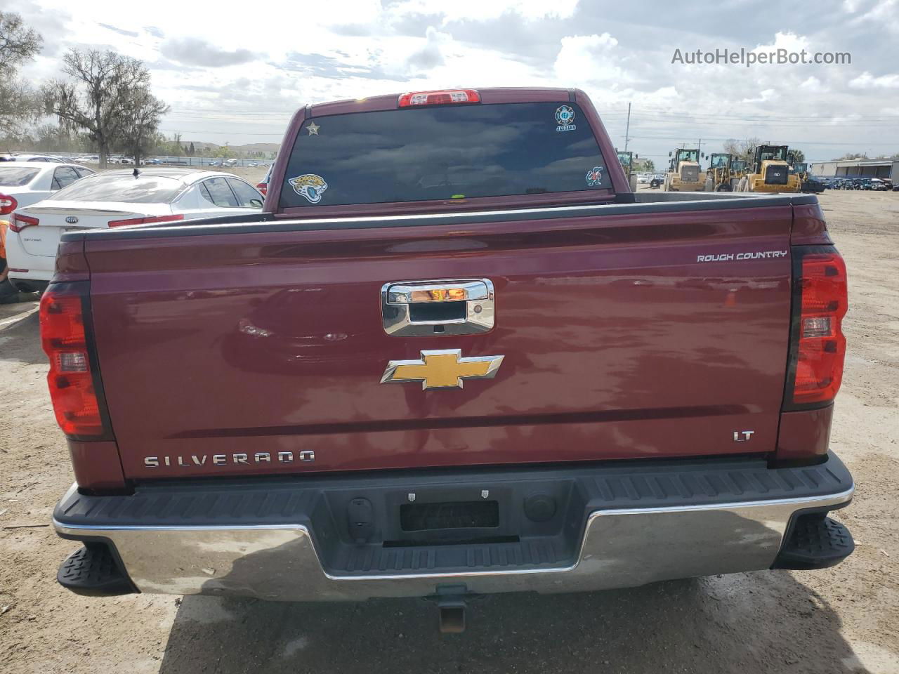 2015 Chevrolet Silverado C1500 Lt Burgundy vin: 3GCPCREC7FG317498