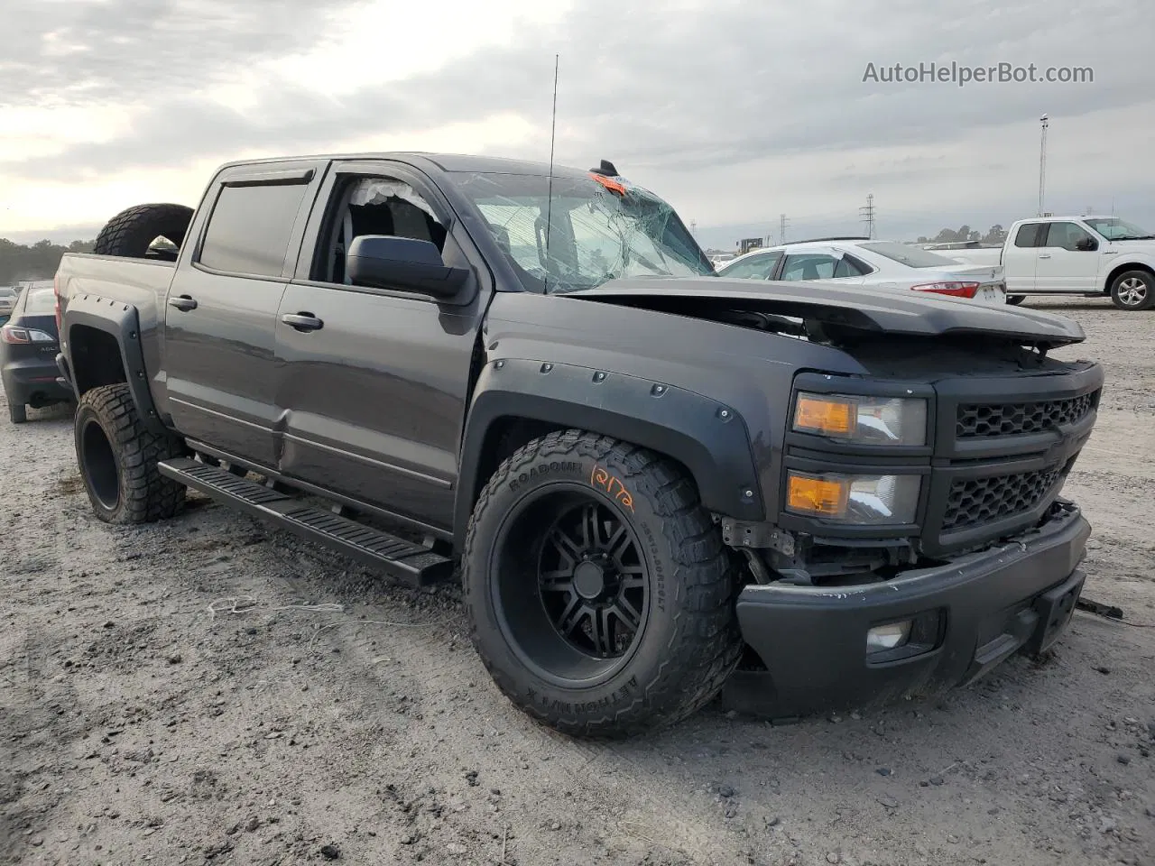 2015 Chevrolet Silverado C1500 Lt Black vin: 3GCPCREC7FG446857