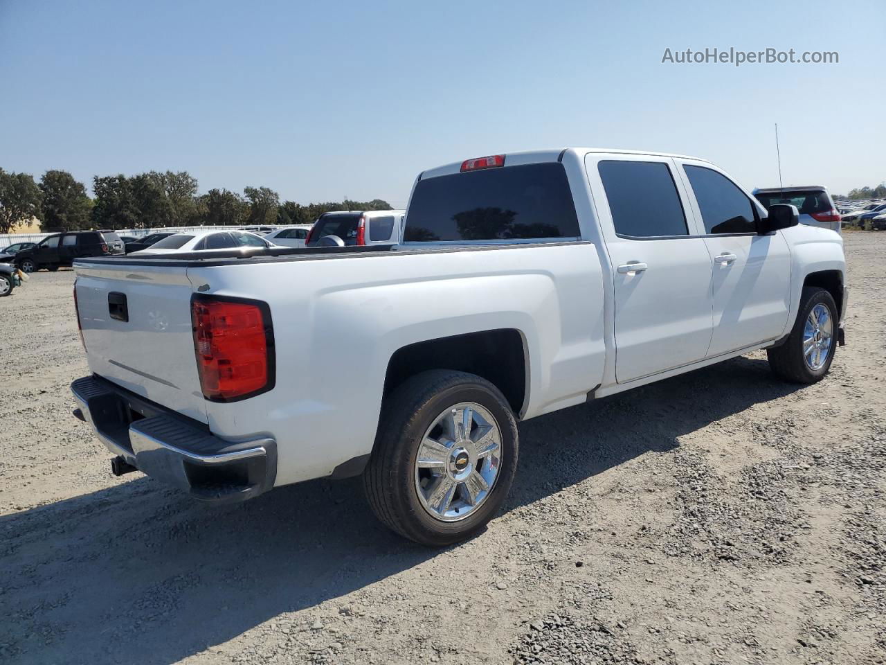 2016 Chevrolet Silverado C1500 Lt White vin: 3GCPCREC7GG185179