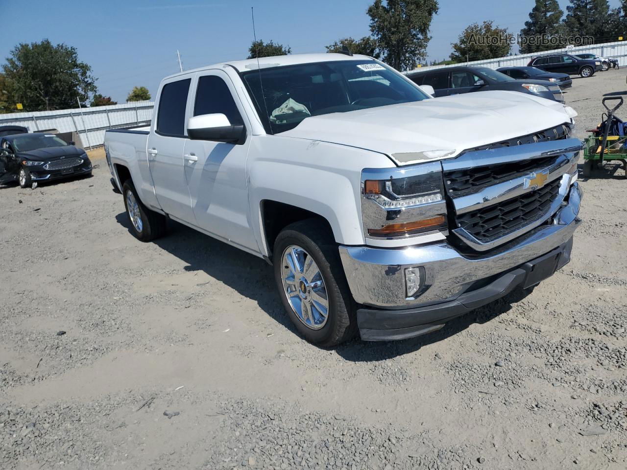 2016 Chevrolet Silverado C1500 Lt White vin: 3GCPCREC7GG185179