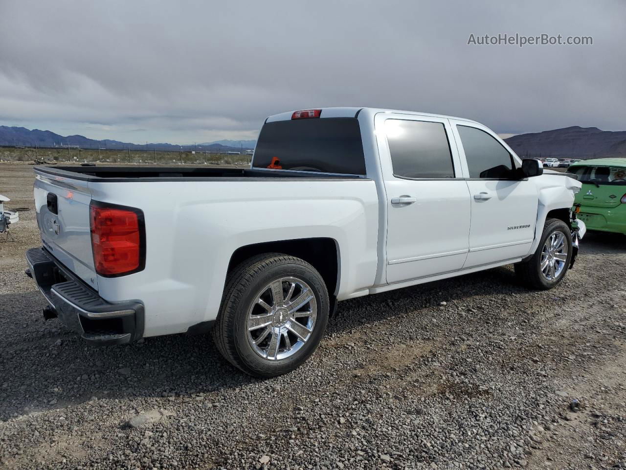 2015 Chevrolet Silverado C1500 Lt White vin: 3GCPCREC8FG496845